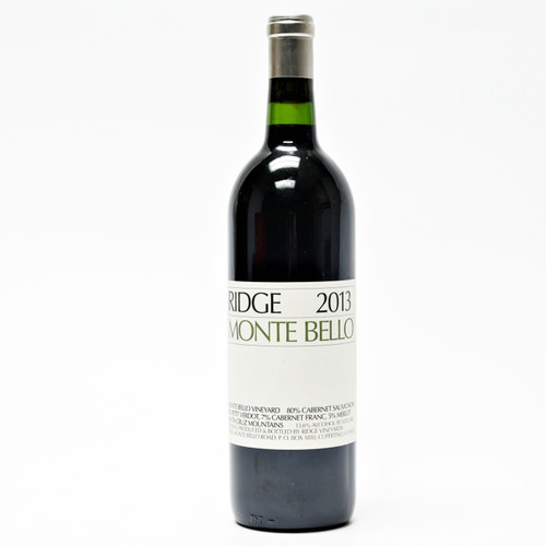 [Weekend Sale] 2013 Ridge Vineyards Monte Bello, Santa Cruz Mountains, USA 25G1702
