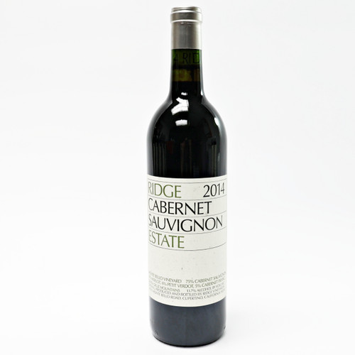 [Weekend Sale] 2014 Ridge Vineyards Estate Cabernet Sauvignon, Santa Cruz Mountains, USA 25G1752
