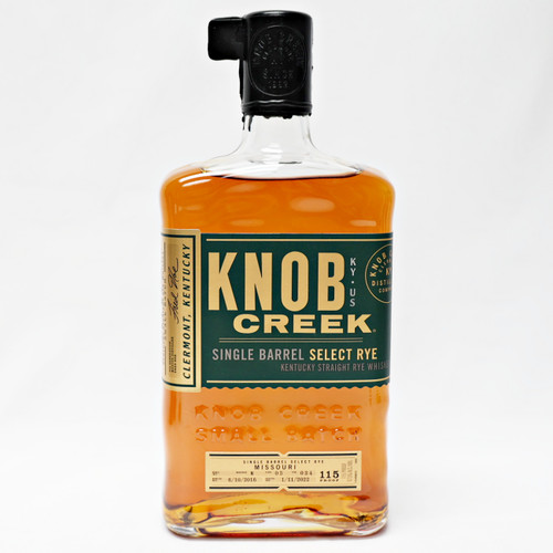 Knob Creek Single Barrel Select Straight Rye Whiskey, Kentucky, USA 23K1603

