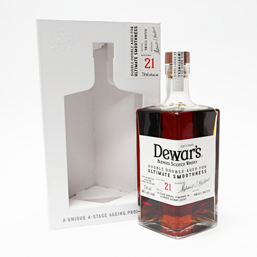 Dewar's Double Double Aged for Ultimate Smoothness 21 Year Old Blended Scotch Whisky, Scotland 25M04234