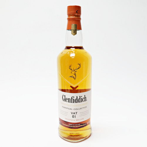 1000ml Glenfiddich Perpetual Collection VAT 01 Smooth & Mellow Single Malt Scotch Whisky, Speyside, Scotland 25M2602
