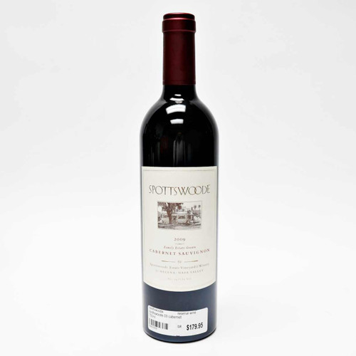 2009 Spottswoode Family Estate Grown Cabernet Sauvignon, St. Helena, USA [capsule issue] 26F15221