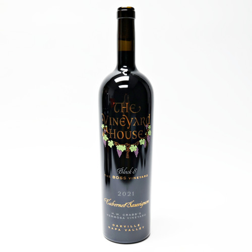 1500ml 2021 The Vineyard House 'The Boss Vineyard' Block 8 Cabernet Sauvignon, Oakville, USA [no capsule] 26D0909