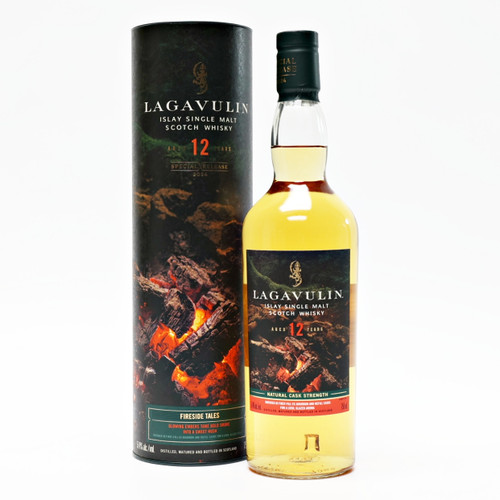 Lagavulin Natural Cask Strength 12 Year Old Single Malt Scotch Whisky, Islay, Scotland 26D3043