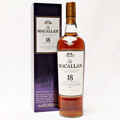 The Macallan 18 Year Old Sherry Oak Single Malt Scotch Whisky