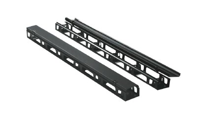 Garland Vertical Cable Management 27U | 2 Pieces | Hinged Set | Sutiable 800 (W) Floor Racks | Black