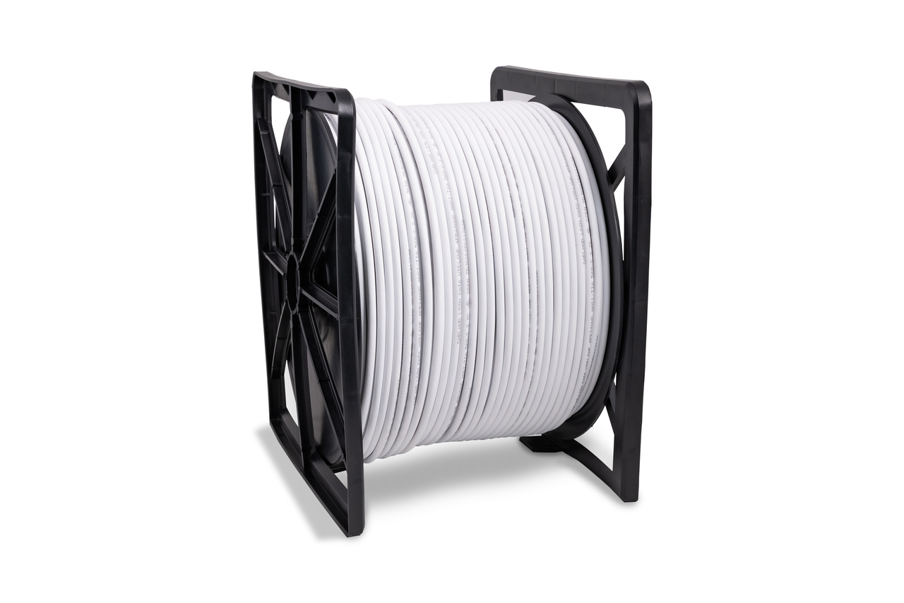 Garland CAT6 Cable Reel Box U/UTP 4 Pair Solid Conductor Halogen Free | 305m | White