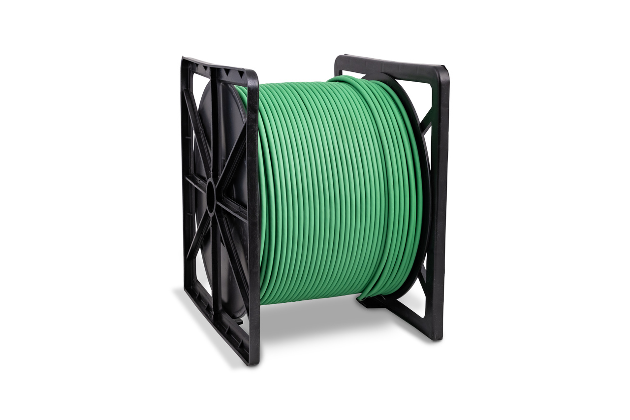 Garland CAT6 Cable Reel Box U/UTP 4 Pair Solid Conductor Halogen Free | 305m | Green