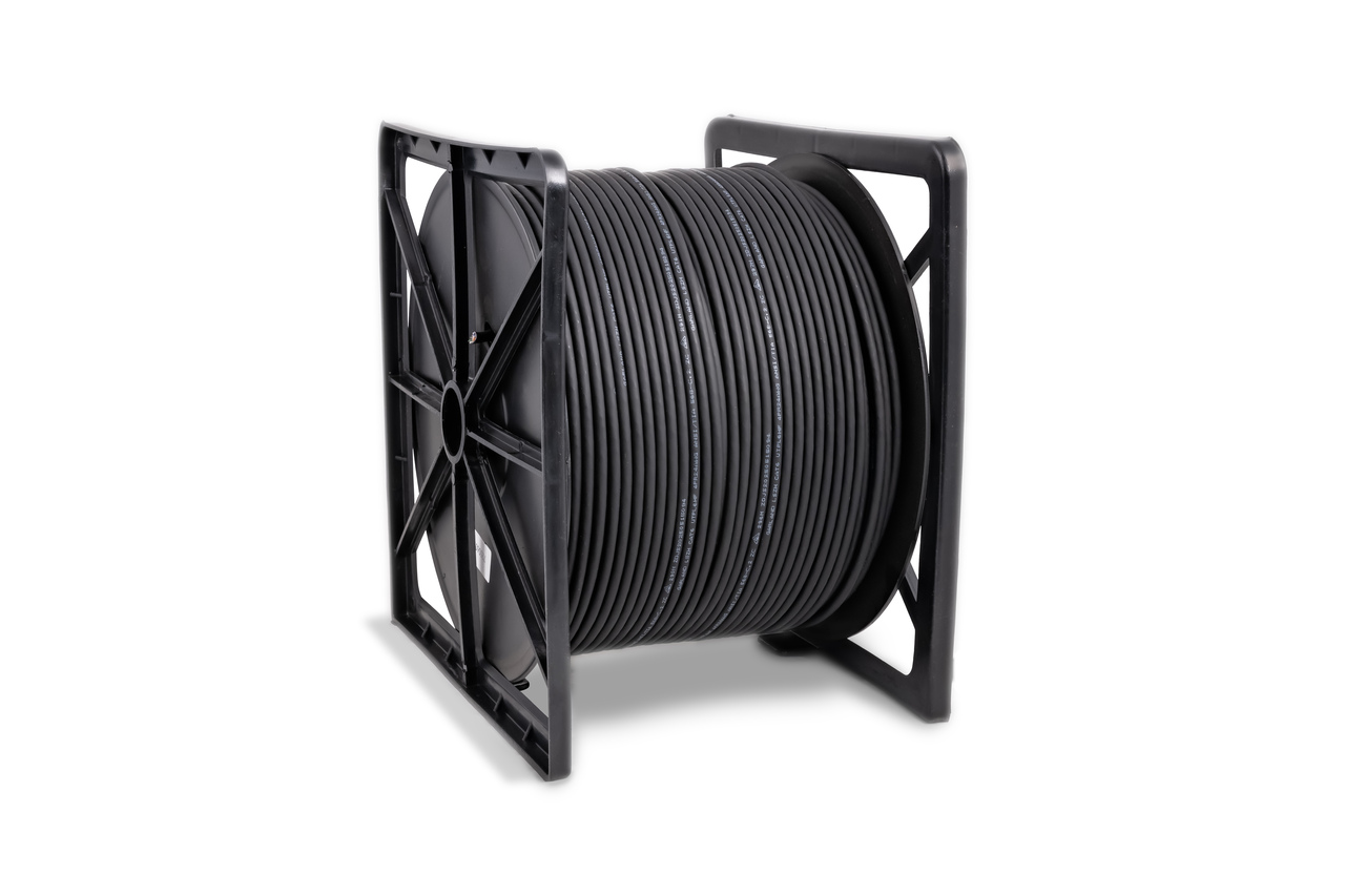 Garland CAT6 Cable Reel Box U/UTP 4 Pair Solid Conductor Halogen Free | 305m | Black