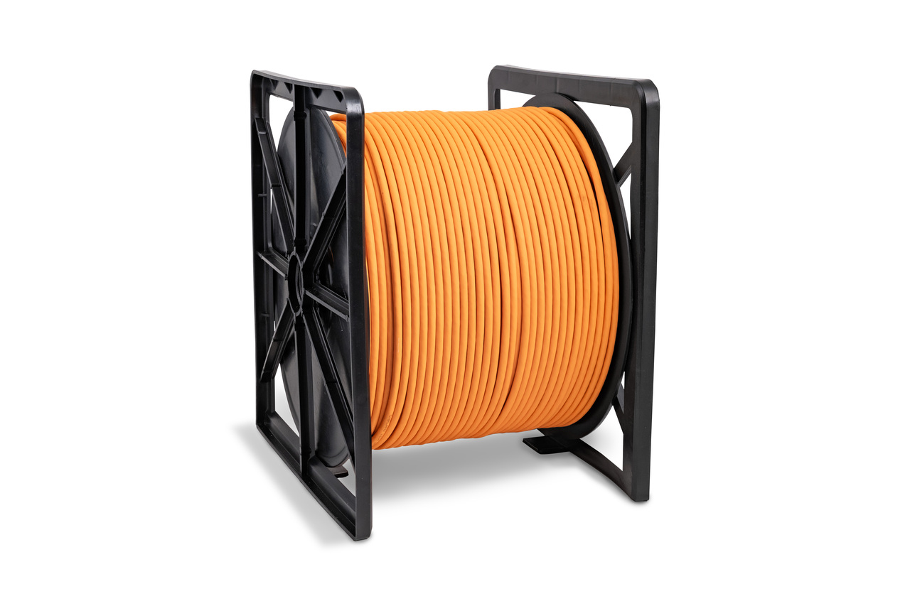 Garland CAT6 Cable Reel Box U/UTP 4 Pair Solid Conductor Halogen Free | 305m | Orange