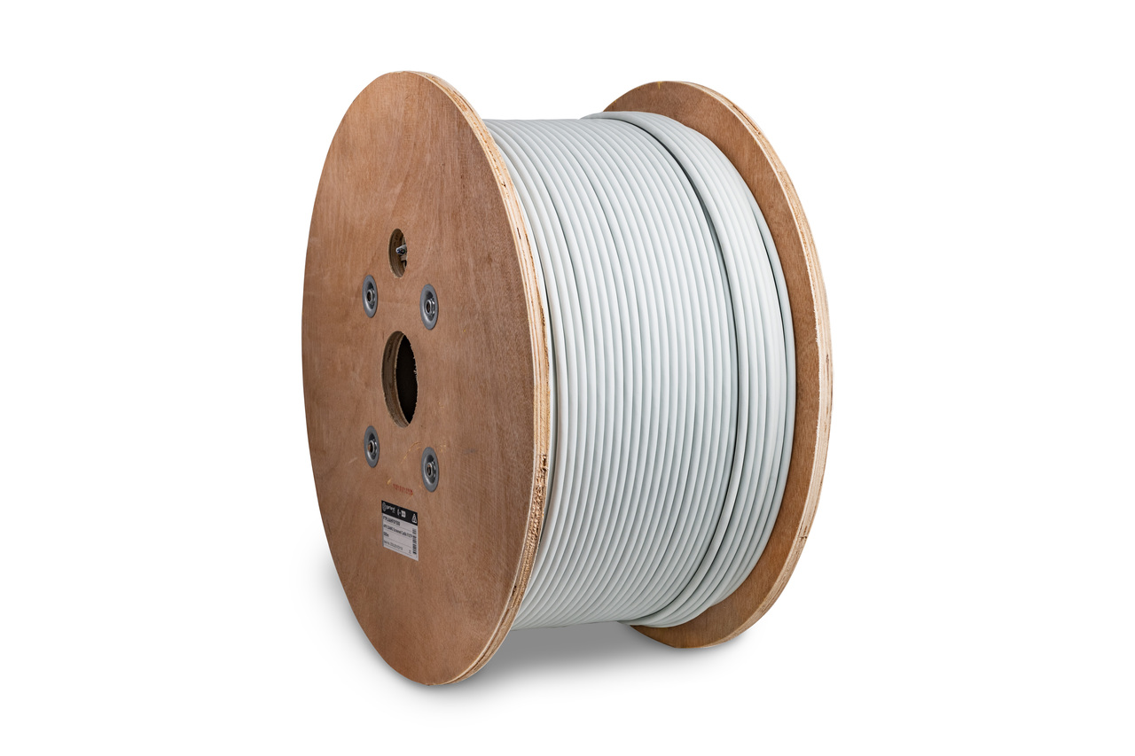 Garland CAT6A Reel F/UTP 4 Paid Solid Conductor Halogen Free| 500m |Grey