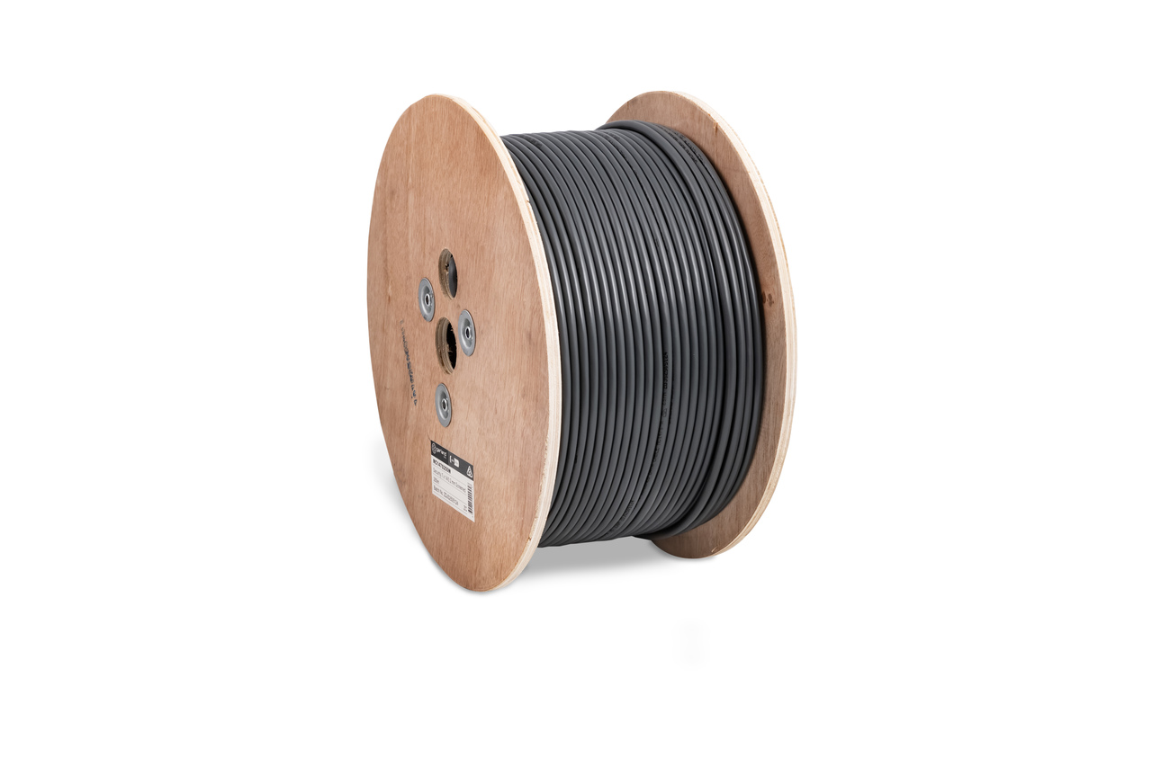 Garland Security Cable Reel 7 Core 14/0.2mm Screened PVC | 250M | Grey