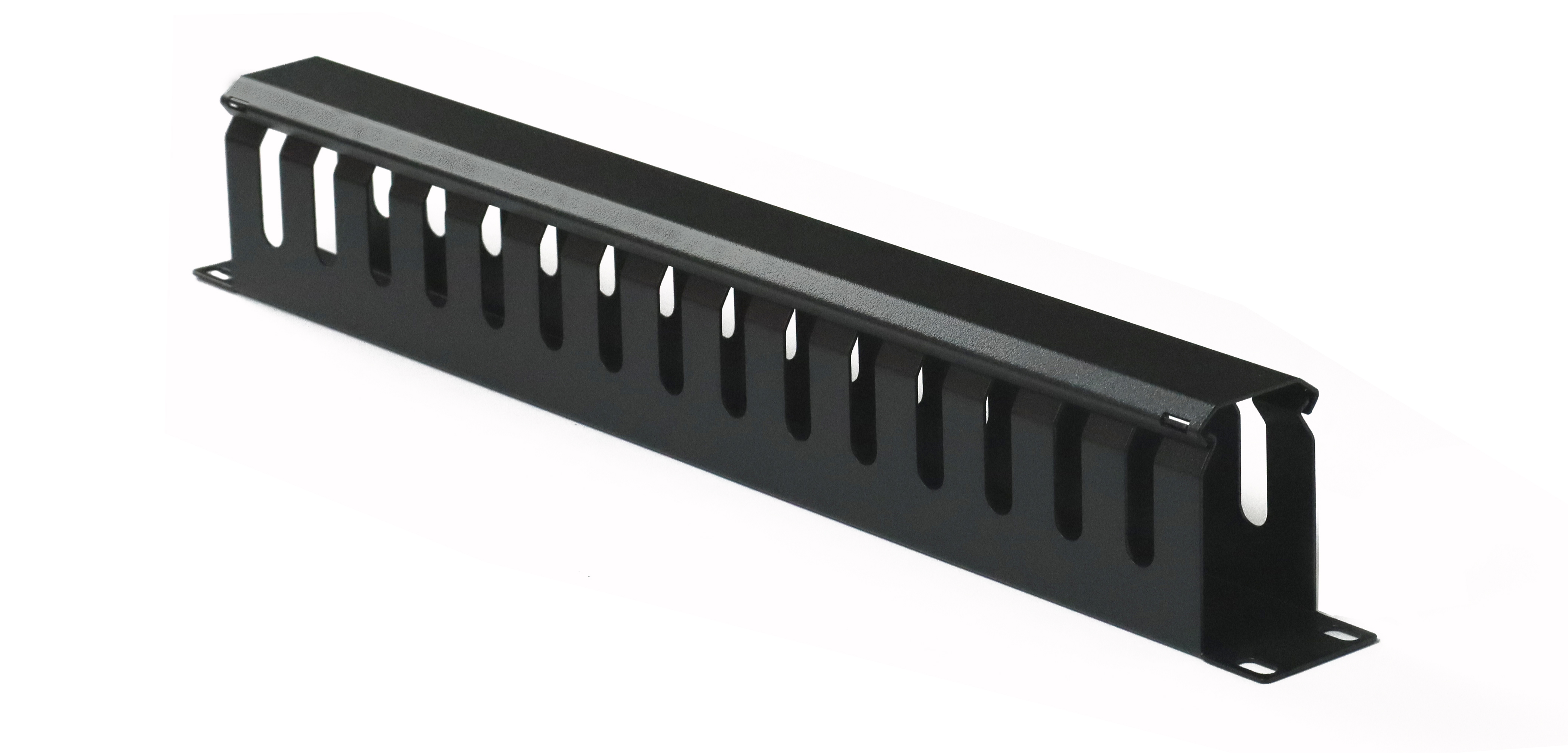 Garland 19" Horizontal Cable Duct | 1RU | Black