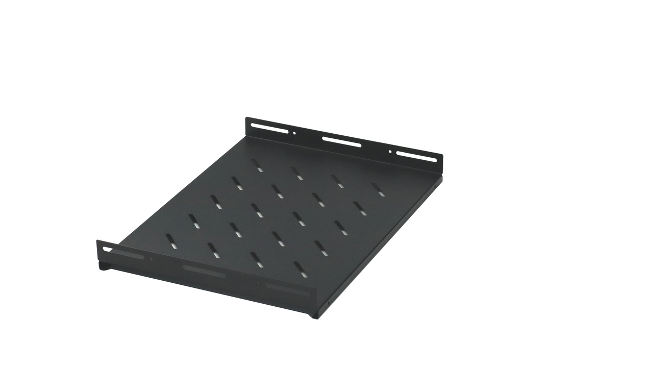 Garland 19" Fixed Shelf Metal 350 x 470 x 48 | 1RU | Black