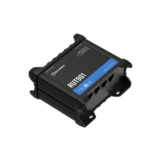 Teltonika | RUT901 000400 | Industrial Cellular Router 4G LTE (Cat 4) Connectivity