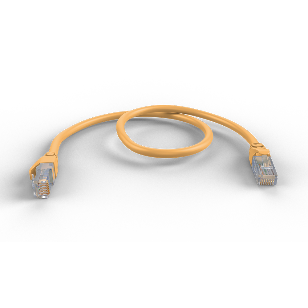 Garland CAT6A RJ45 S/FTP 26 AWG PVC Ethernet Cable | 0.25m | Orange