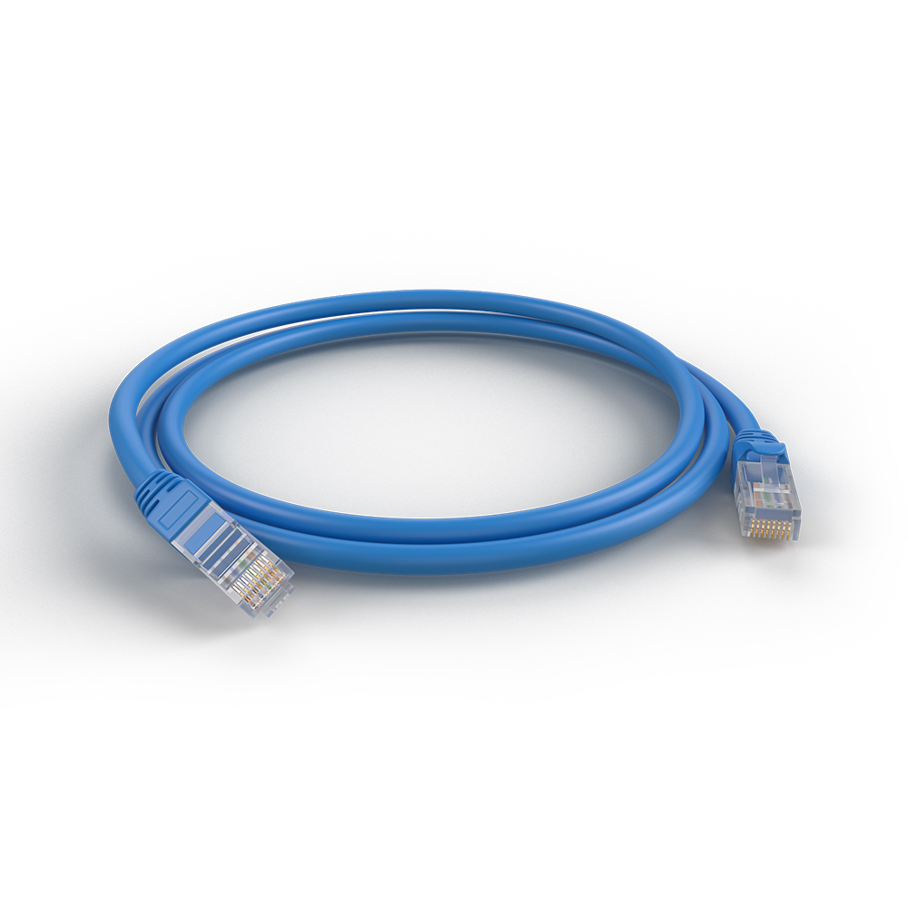 Garland CAT6A RJ45 S/FTP 26 AWG PVC Ethernet Cable | 1m | Blue