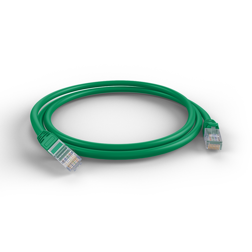 Garland CAT6A RJ45 S/FTP 26 AWG PVC Ethernet Cable | 1m | Green