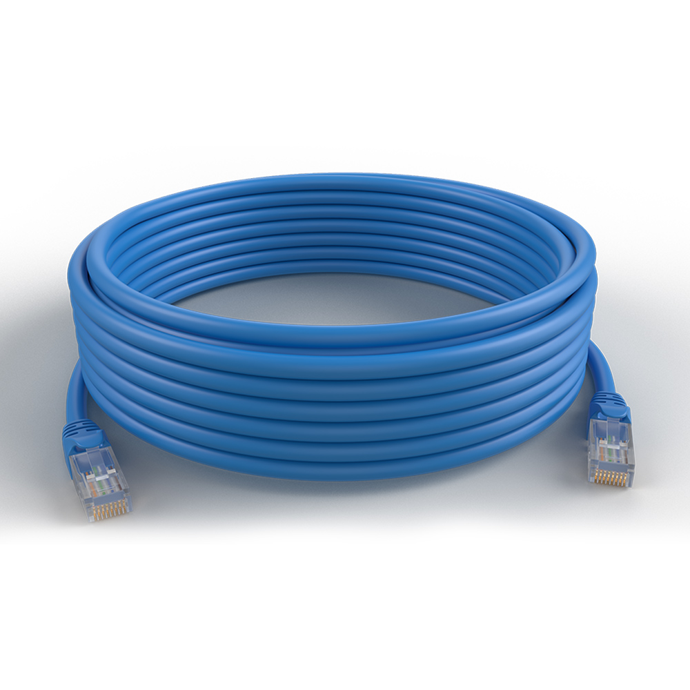 Garland CAT6A RJ45 S/FTP 26 AWG PVC Ethernet Cable | 7.5m | Blue