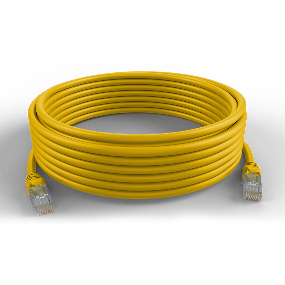 Garland CAT6A RJ45 S/FTP 26 AWG PVC Ethernet Cable | 7.5m | Yellow