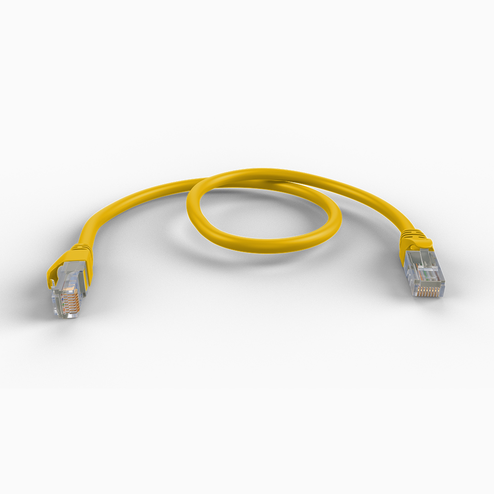 Garland CAT6 RJ45 U/UPT 24AWG Ethernet Cable | 0.5m | Yellow