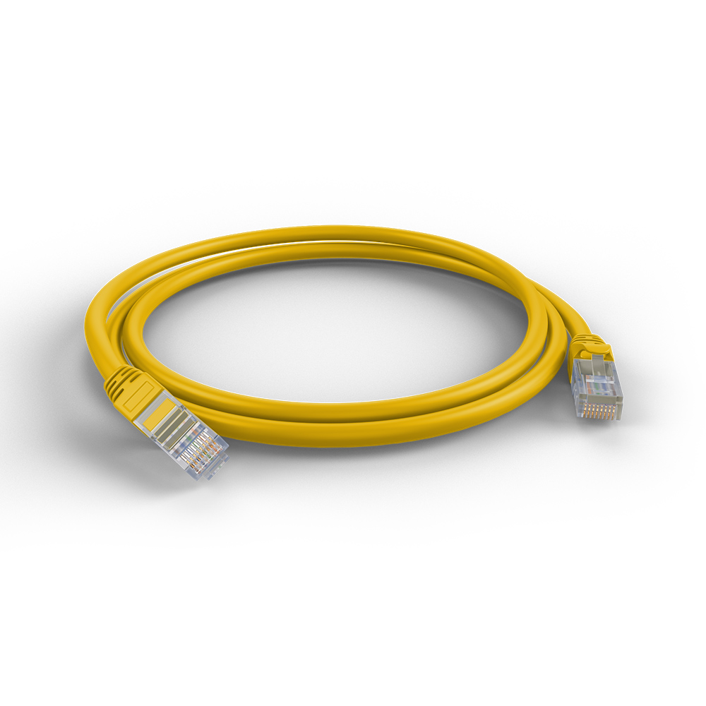 Garland CAT6 RJ45 U/UPT 24AWG Ethernet Cable | 1m | Yellow