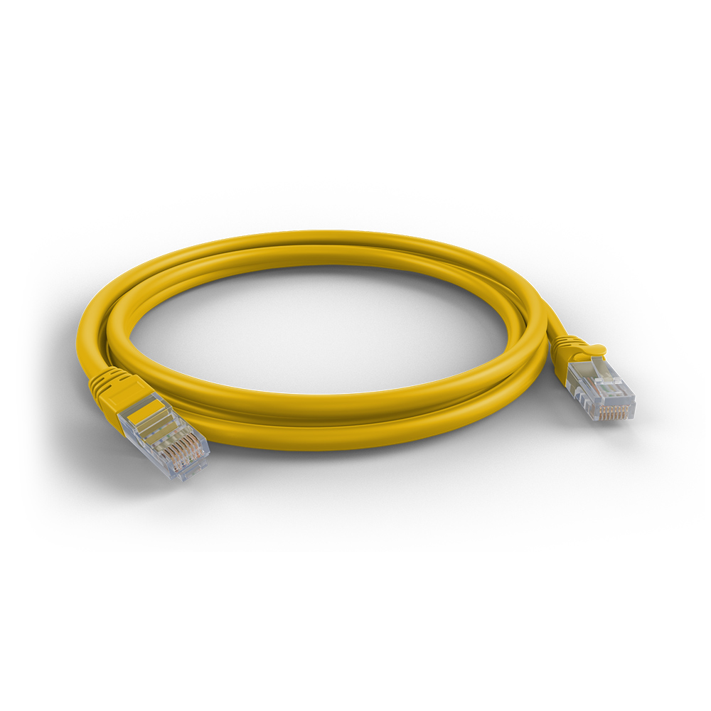 Garland CAT6 RJ45 U/UPT 24AWG Ethernet Cable | 1.5m | Yellow