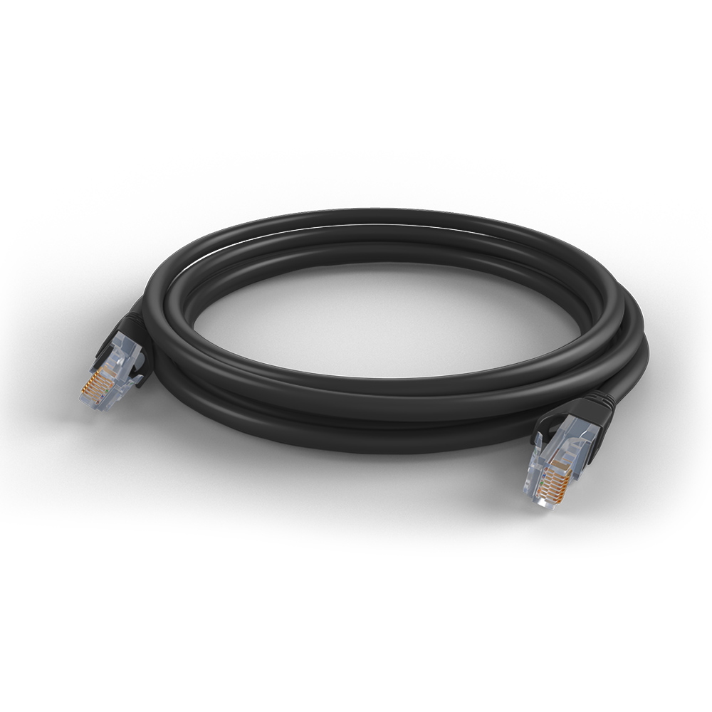 Garland CAT6 RJ45 U/UPT 24AWG Ethernet Cable | 2m | Black