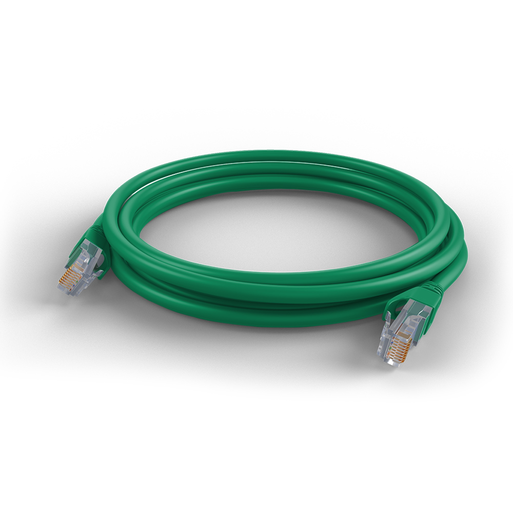 Garland CAT6 RJ45 U/UPT 24AWG Ethernet Cable | 2m | Green