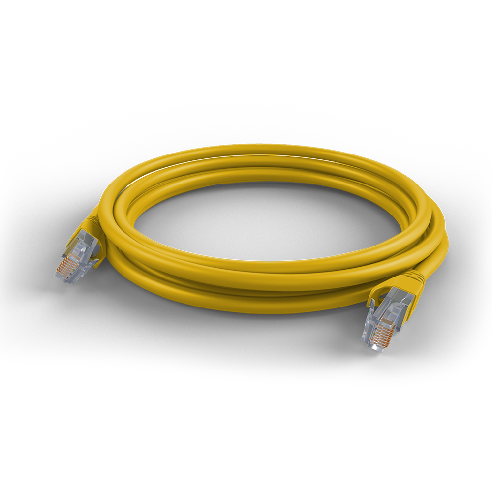 Garland CAT6 RJ45 U/UPT 24AWG Ethernet Cable | 2.5m | Yellow