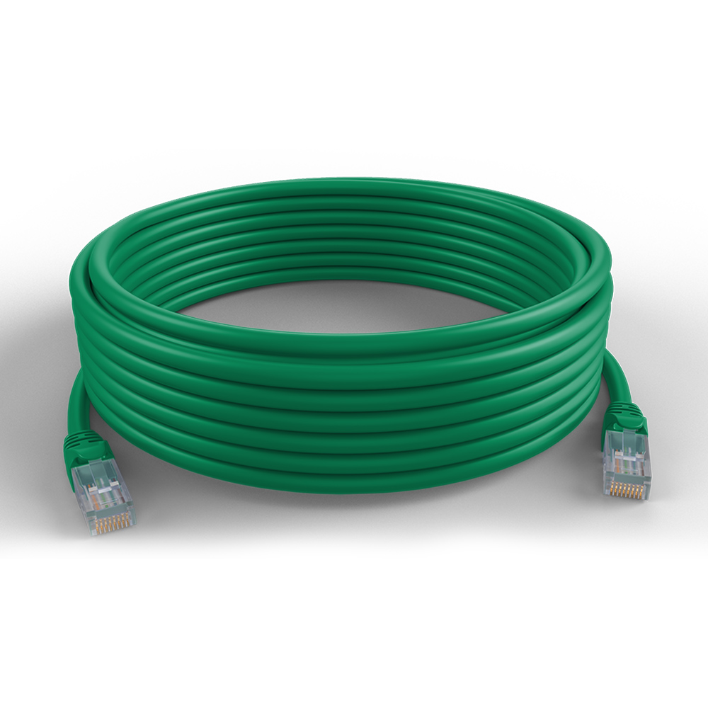 Garland CAT6 RJ45 U/UPT 24AWG Ethernet Cable | 7.5m | Green
