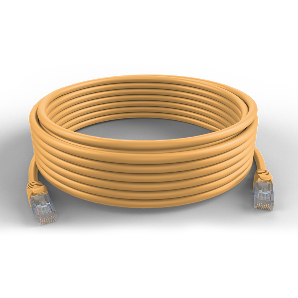 Garland CAT6 RJ45 U/UTP 24AWG Ethernet Cable | 10m | Orange
