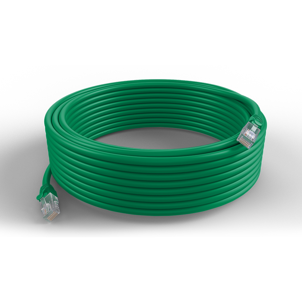 Garland CAT6 RJ45 U/UPT 24AWG Ethernet Cable | 15m | Green