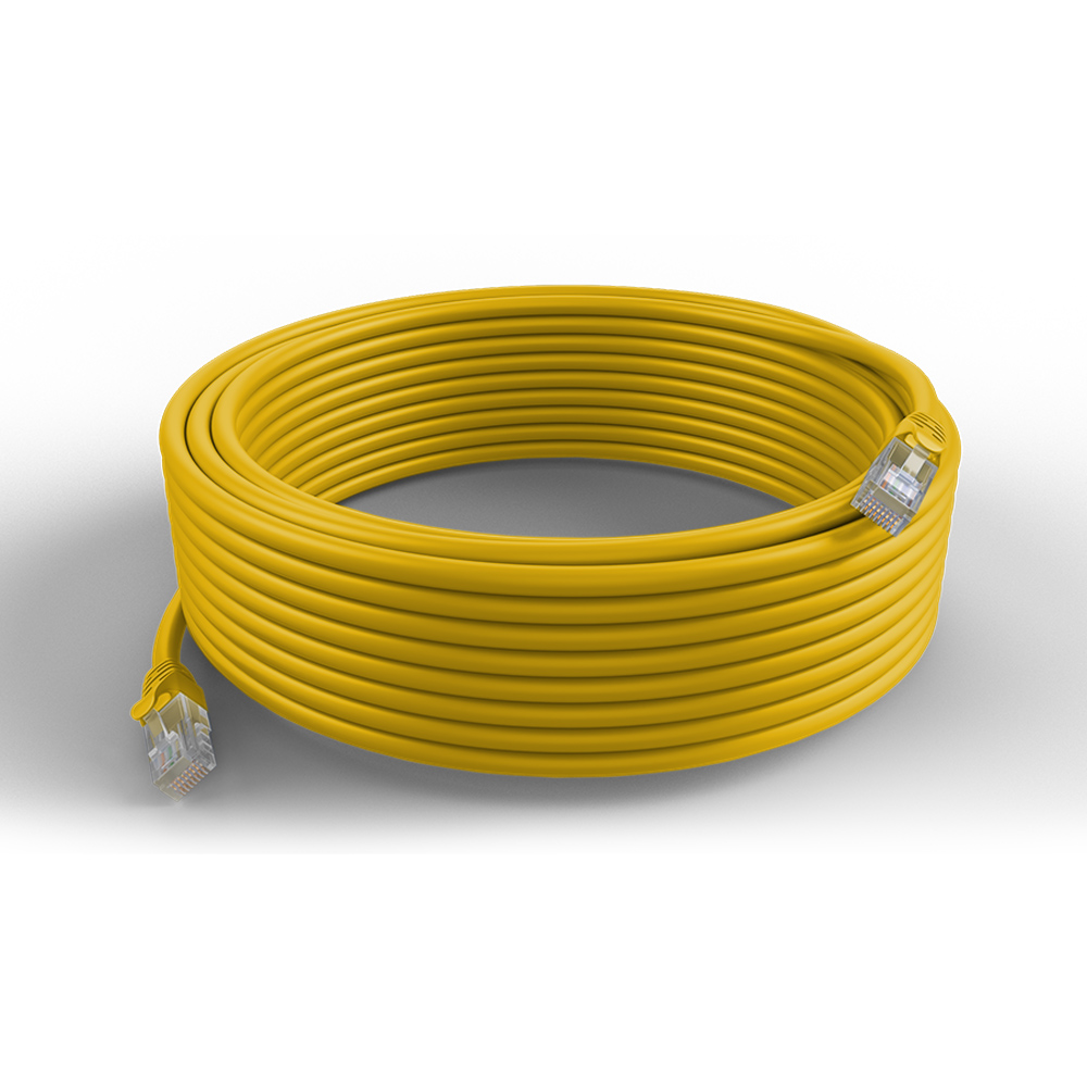Garland CAT6 RJ45 U/UPT 24AWG Ethernet Cable | 15m | Yellow