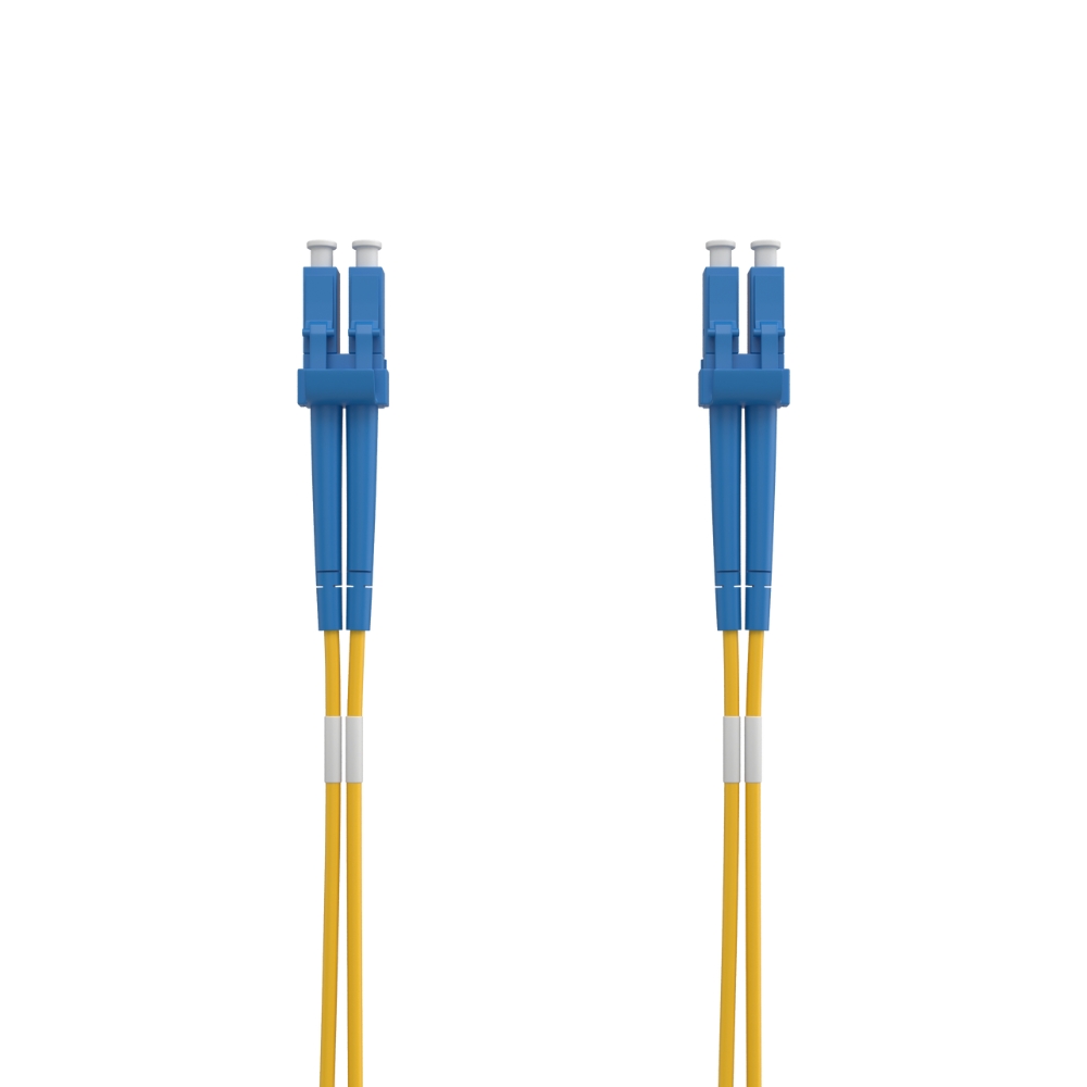 Garland Duplex Fibre Patchcord Singlemode OS2 | LC-LC | 2m | Yellow