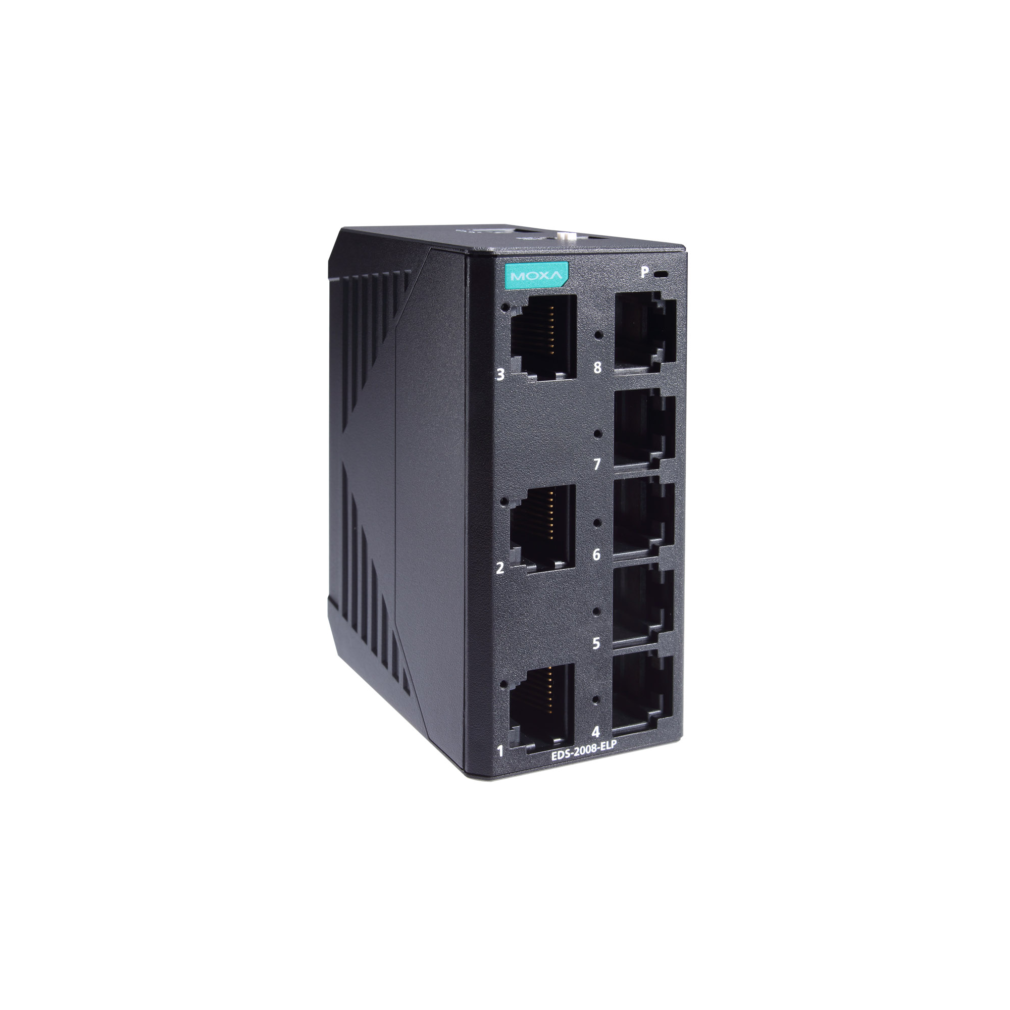 MOXA | Unmanaged Switch | Fast | 8 10/100BaseT(X) ports, 12/24/48 power input, plastic housing, -10 to 60°C operating temperature