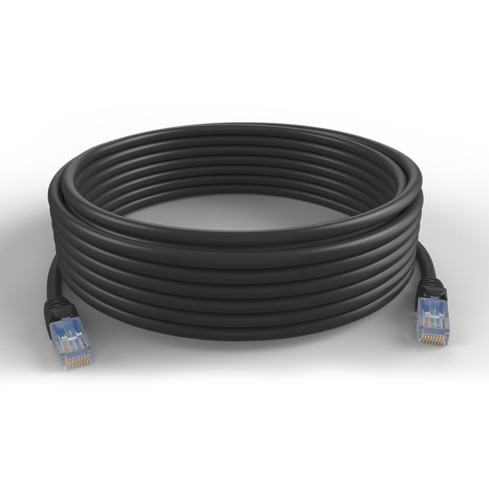 Garland CAT6 RJ45  U/UPT 24AWG Ethernet Cable | 10m | Black