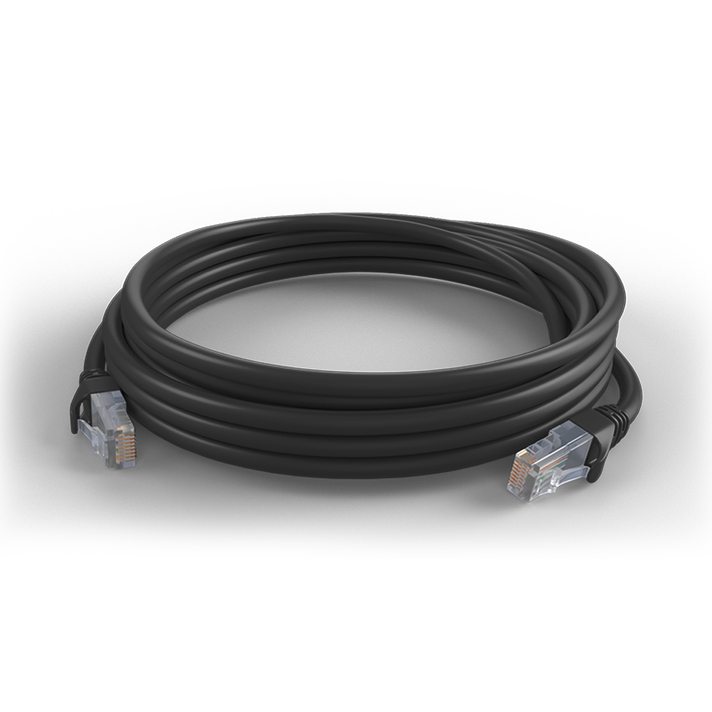 Garland CAT6 RJ45 U/UTP Ultrathin LSZH Ethernet Cable | 3m | Black