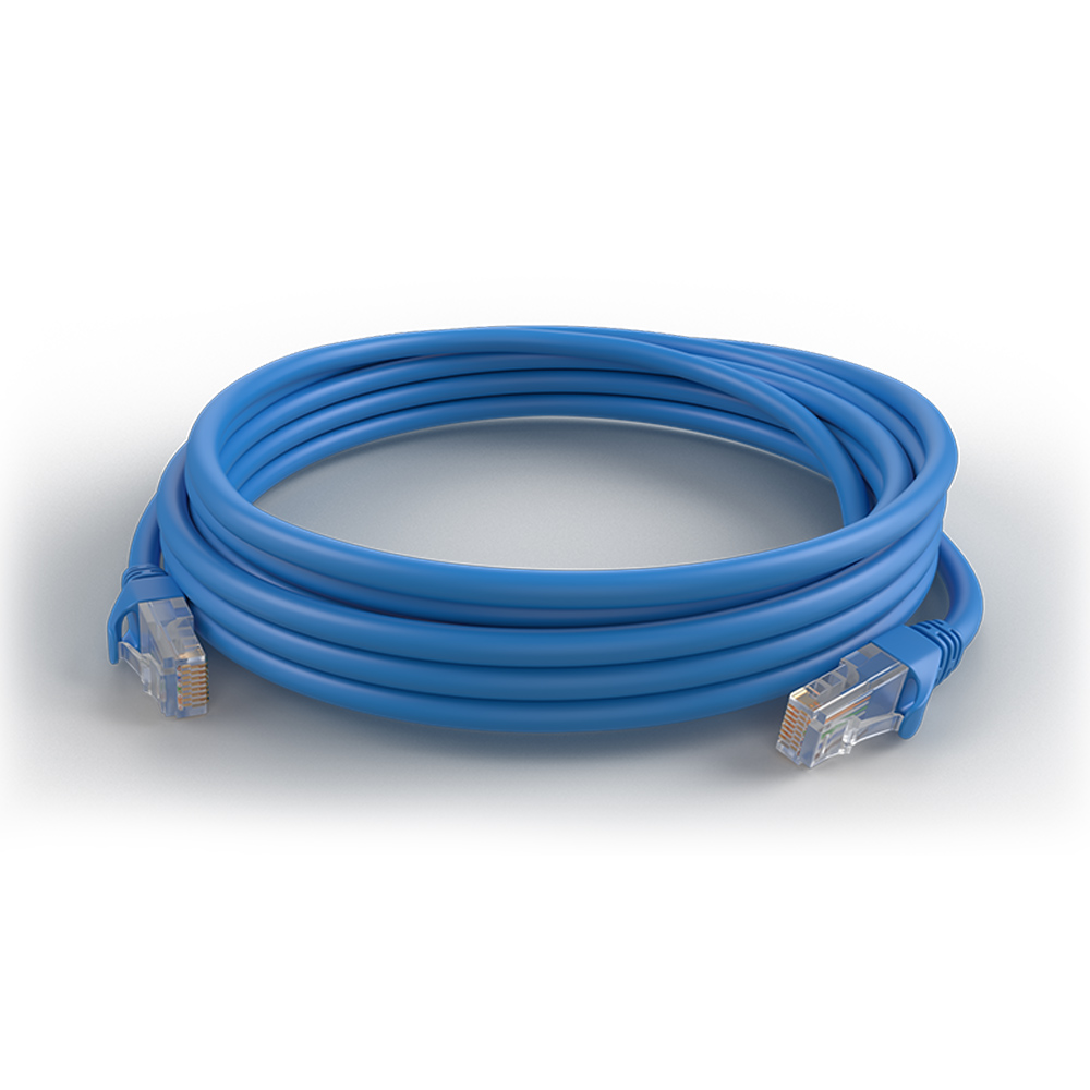 Garland CAT6 RJ45 U/UTP Ultrathin LSZH Ethernet Cable | 3m | Blue
