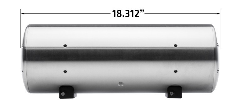 Accuair ENDOCT Raw 5 Gallon Air Tank w/ Internal Compressor New/Old