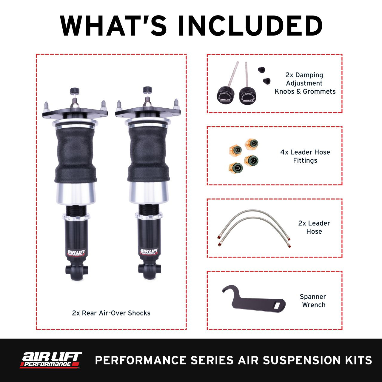 Toyota GR86 2022-2026 Air Lift Performance Rear Kit - Switch