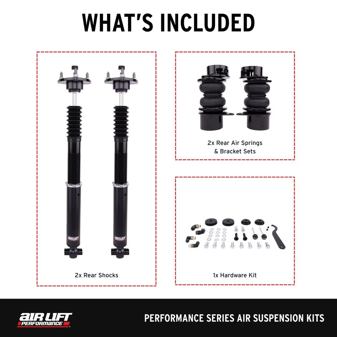 Lexus IS/GS/RC 2013-2024 Air Lift Performance Rear Kit - Switch