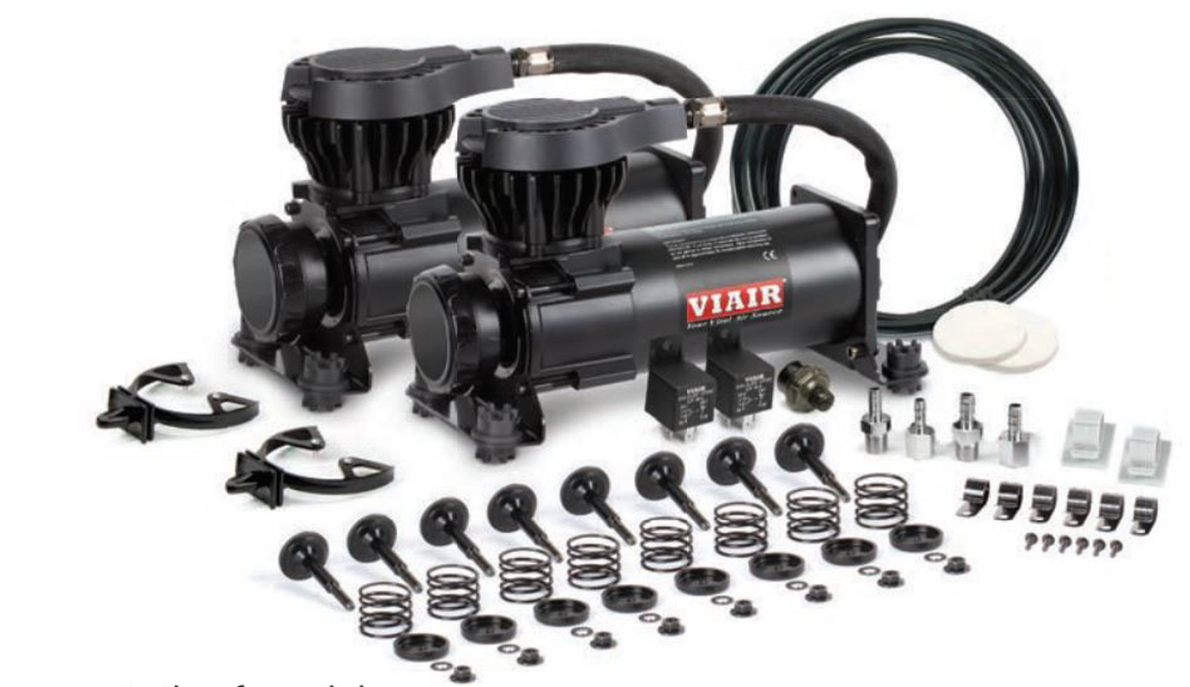 【新品】VIAIR 444C BLACK DUAL PACK 2機1SET Viair 444C Compressor Dual Pack (Black) | Bag Riders