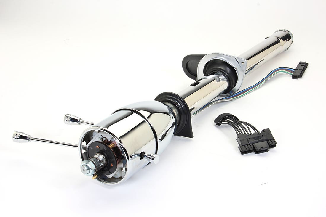 Retrofit 1967-72 Chevy Truck Tilt Column Shift Steering Column - Chrome