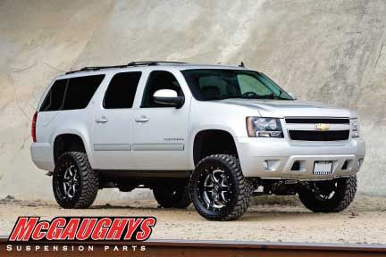 Chevrolet Suburban 20072014 McGaughys 7" SS Lift Kit Switch Suspension