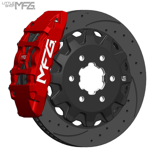 Chevrolet Tahoe 4WD 1992-2000 Little Shop MFG Front 16" Big Brake Kit