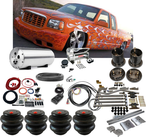 Chevrolet C1500 1988-1998 Bags and Brackets 7 Switchbox Air Management ENDO Tank