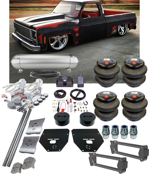 Chevrolet C-10 1973-1987 Air Lift ALP4 Pressure Management Complete Kit