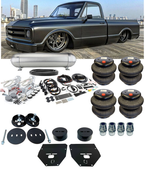 Chevrolet C-10 1963-1972 8 Valve Manifold Air Lift 3H Management Complete Kit