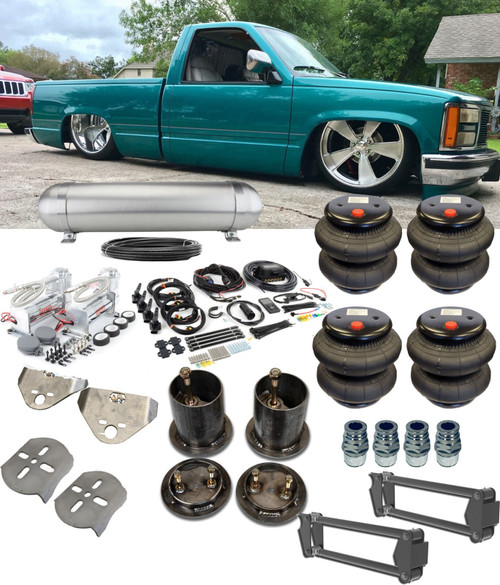 Chevrolet C1500 1988-1998 8 Valve Manifold Air Lift 3H Management Complete Kit